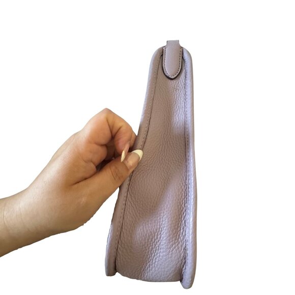 Coach Signature Dempsey Soft Lilac Crossbody Purse Handbag - Picture 9 of 16